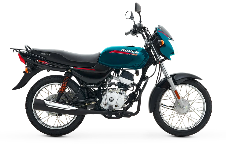 Bajaj Boxer CT100 ES - Motocicleta con arranque eléctrico Bajaj Boxer CT100 ES